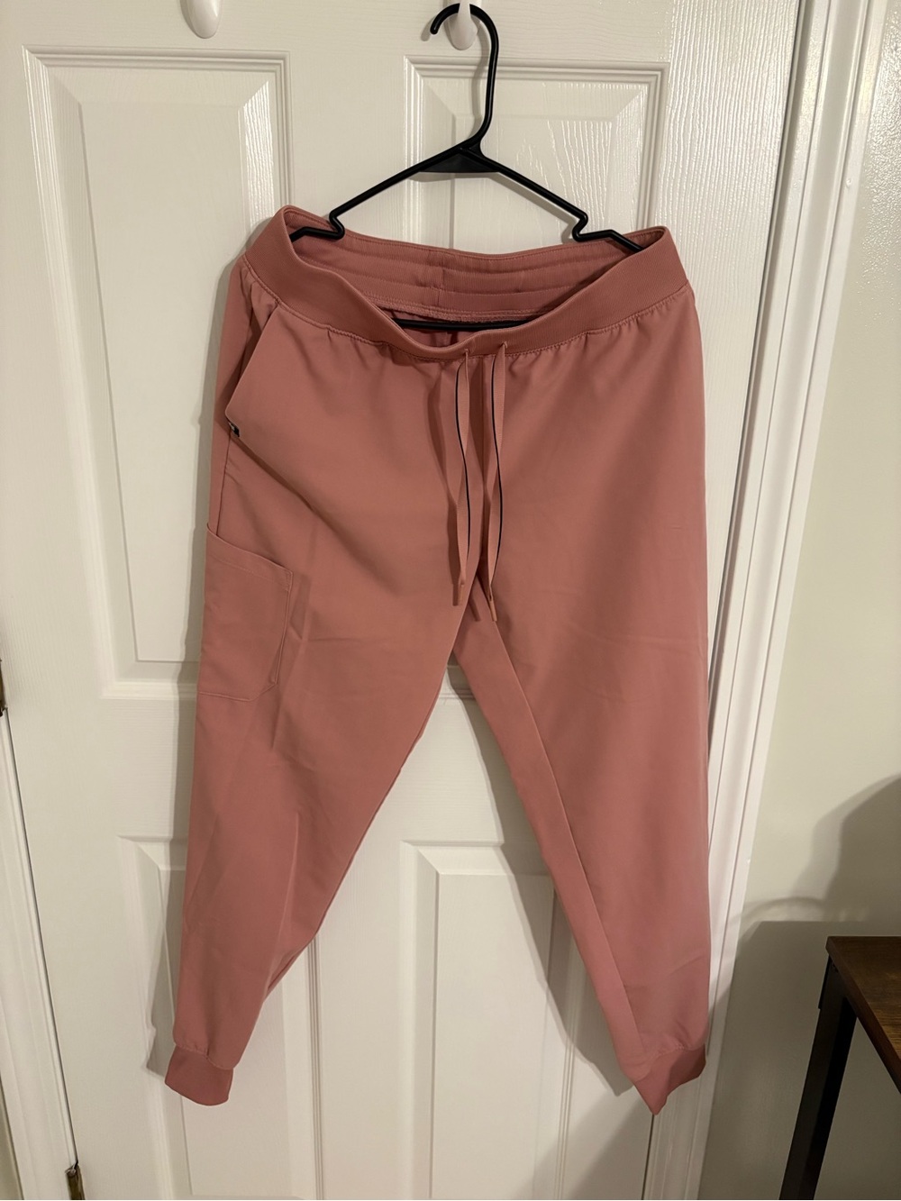 Dusty Rose Drawstring Jogger Pants